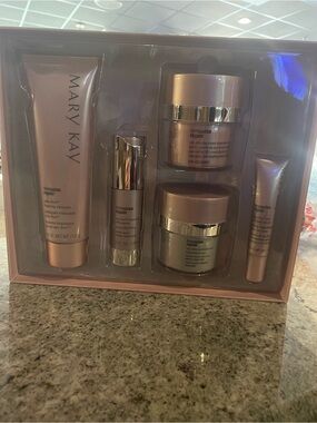 Mary Kay Timewise Repair Skincare Set - Pink and Gold Accents